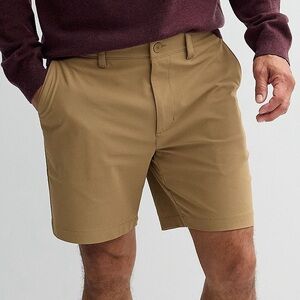 Men’s Kohl’s FLX Khaki Premium 8” Drift Shorts New Size 32